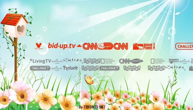 UK Digital TV Channel Logos example